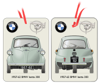 BMW Isetta 300 (3 wheel) 1957-62 Air Freshener